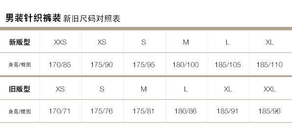 Gap官網(wǎng)新舊尺碼對照表
