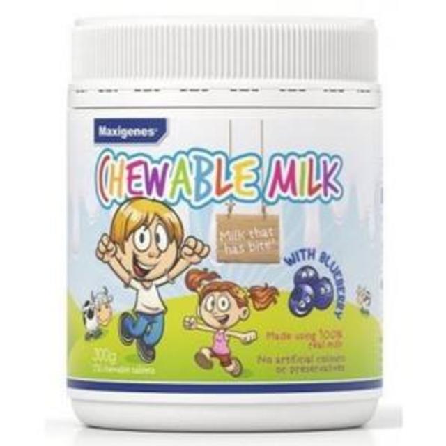 Maxigenes 美可卓 藍莓味咀嚼奶片（護眼補鈣） 150粒