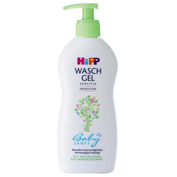 HIPP 喜寶 有機杏仁油嬰兒洗發(fā)沐浴二合一 無淚配方 400ml