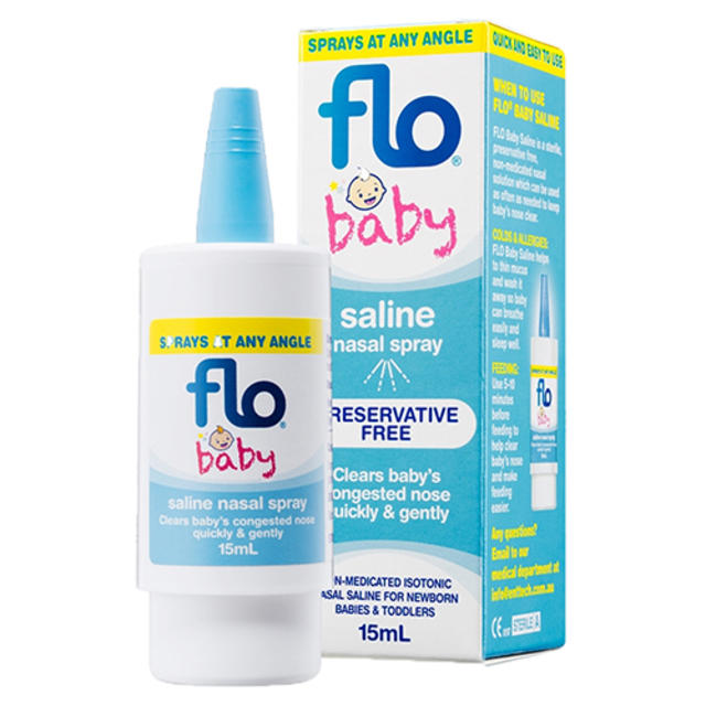 FLO Baby Saline+滴鼻噴霧液 15ml