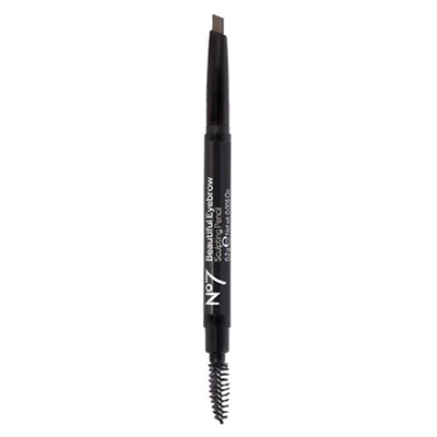 No7 Beautiful Eyebrow Sculpting Pencil Brown