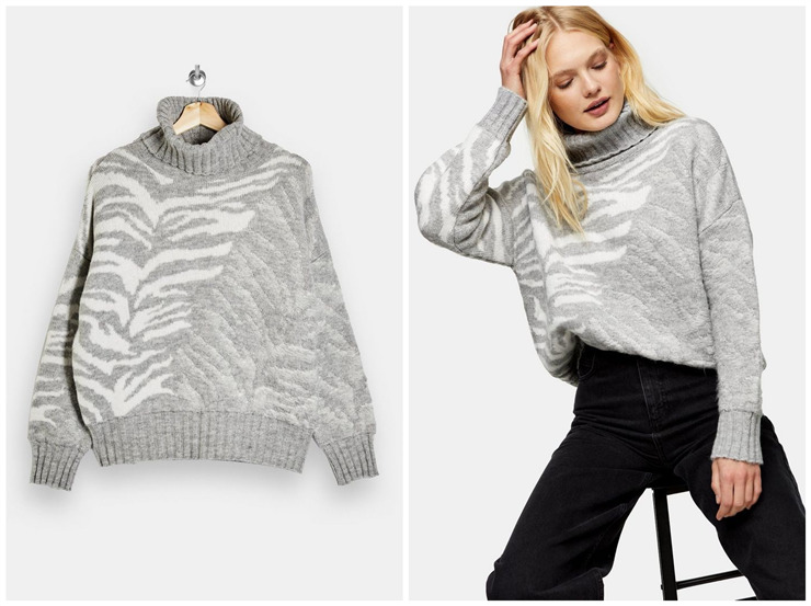 斑馬毛衣