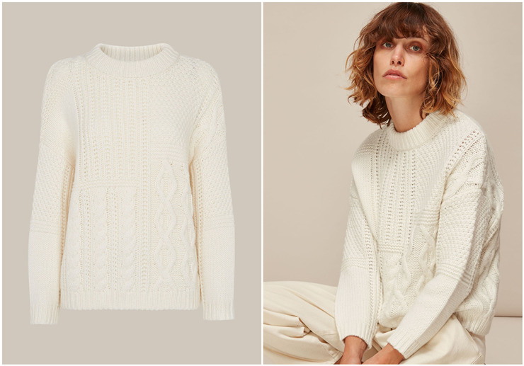 白色毛衣