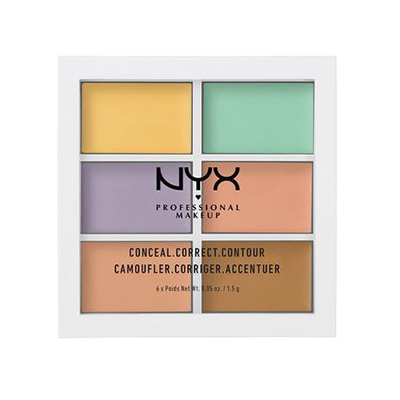 NYX六色遮瑕盤