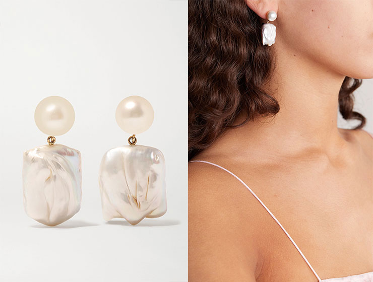 珍珠耳環