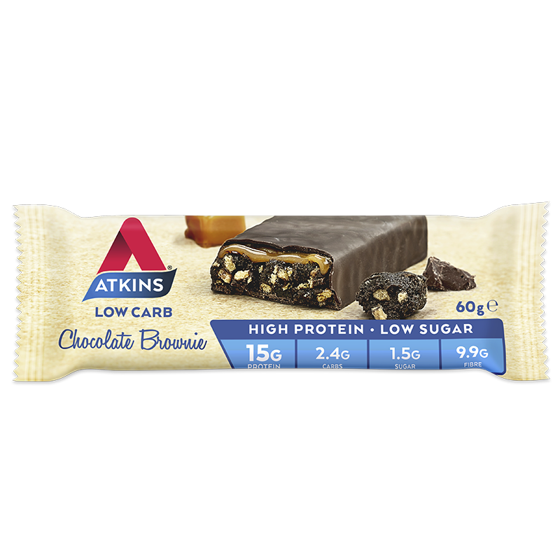 AtKins 高蛋白布朗尼夾心巧克力代餐棒 15*60g 支