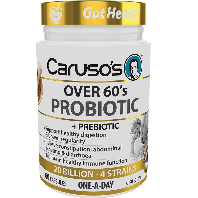 Caruso’s 老年人200億益生菌膠囊 60粒 適合60歲以上 呵護(hù)腸道健康