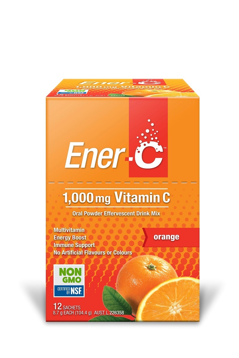 Ener-C 維生素C泡騰粉混合飲料 12包  橘子味