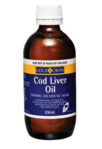 Gold Cross 魚肝油 200ml （補充維生素A、D）