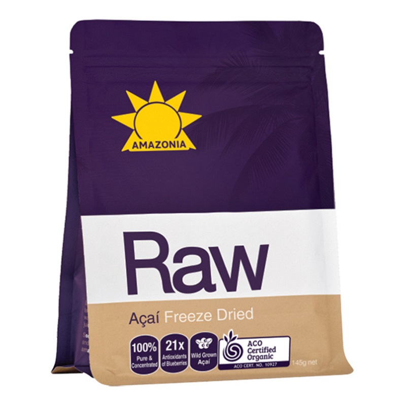 Amazonia Raw 有機(jī)巴西莓凍干粉 145g <超級食物>