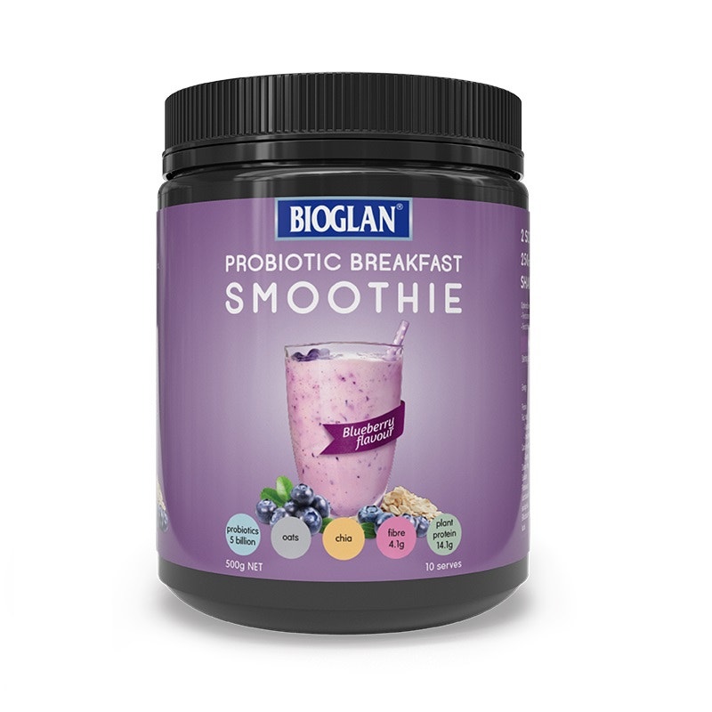 Bioglan 寶蘭 低GI益生菌早餐奶昔 500g 藍(lán)莓口味