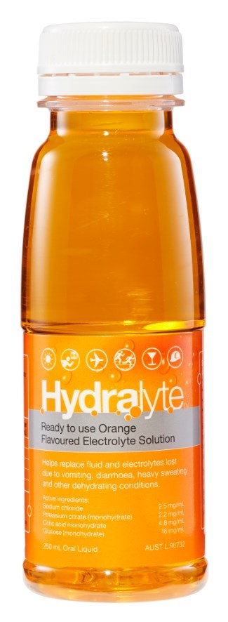 Hydralyte 方便即飲型電解質(zhì)溶液（橙味） 250ml