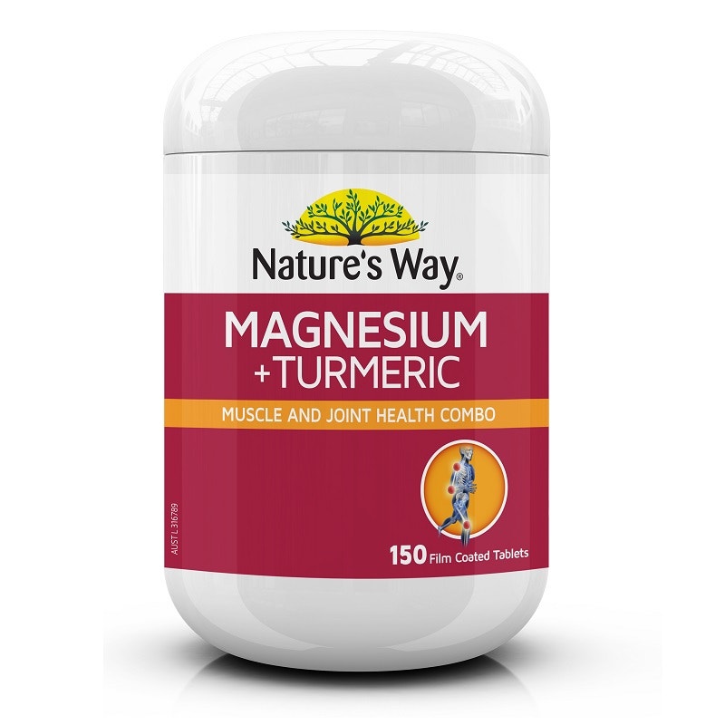 Nature s Way 佳思敏 鎂+姜黃片 70克