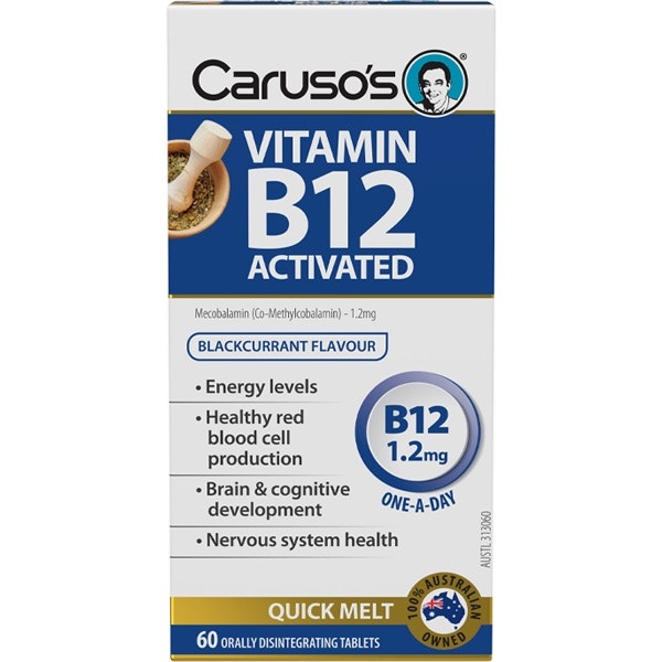 Caruso s NatUral Health 1200mcg 維生素B12速溶片 60片