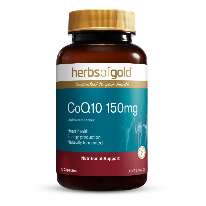 Herbs of Gold 150mg輔酶Q10營養膠囊 120粒