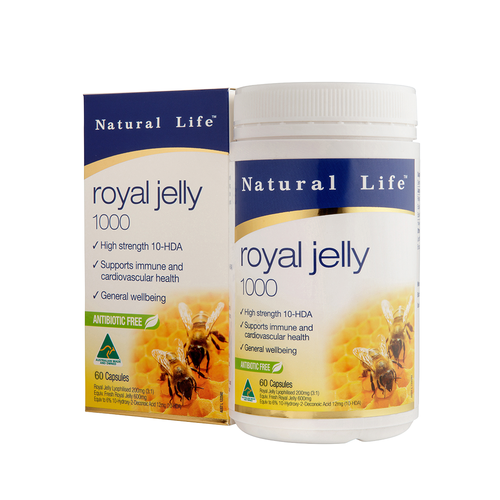 Natural life 1000mg 高強度蜂王漿膠囊 60粒