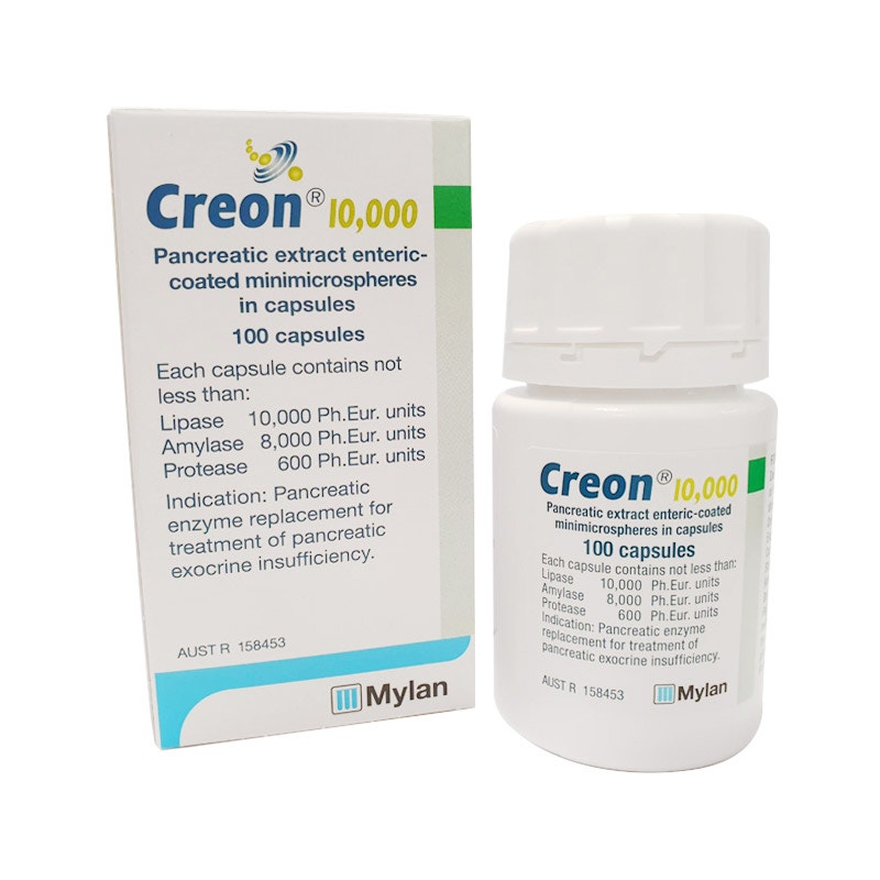 Creon 緩釋型膠囊 100粒 （胰腺酶不足患者）