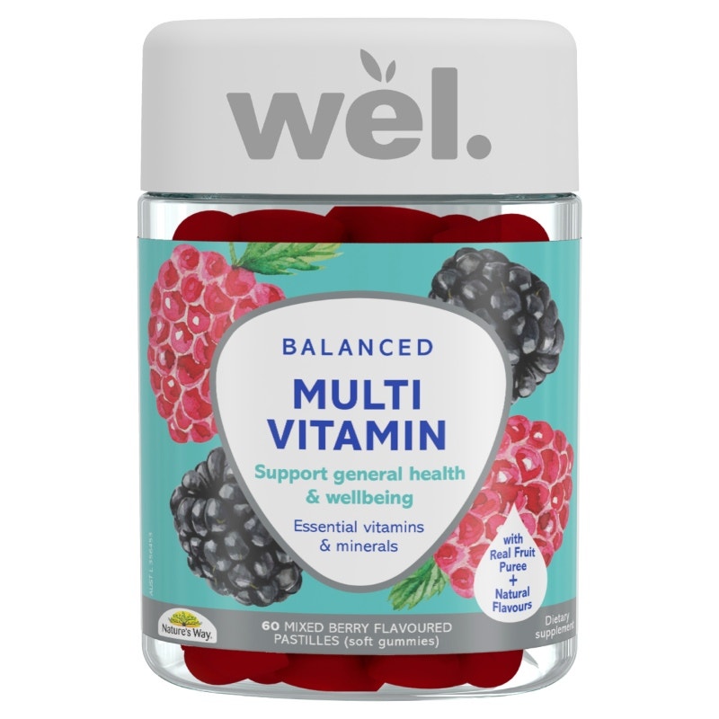 Nature's Way 佳思敏 wel 系列 多種維生素軟糖 60粒