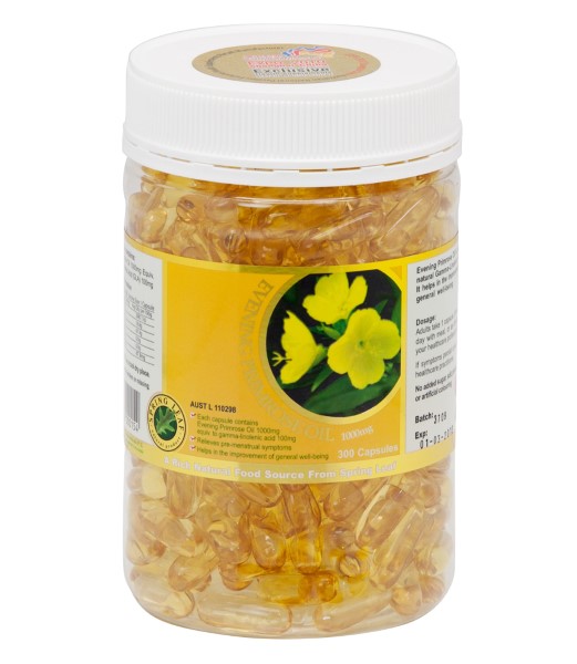 Spring Leaf 1000mg月見草油軟膠囊  300粒