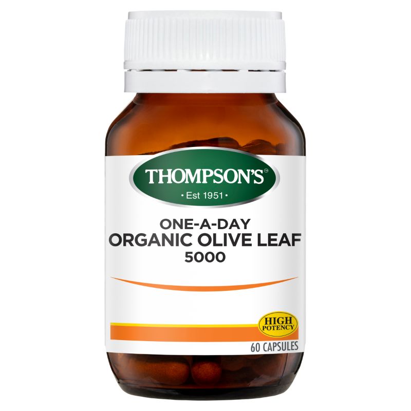 Thompson s 湯普森 5000mg 有機橄欖葉精華膠囊 60粒