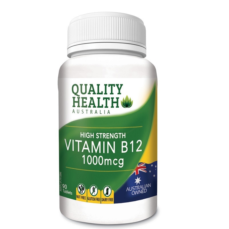 Quality Health 1000mcg 維生素B12素食片 90片