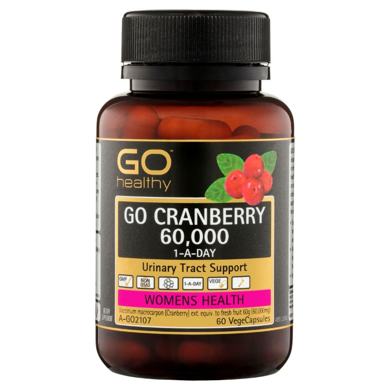 Go Healthy 高之源 60000mg蔓越莓精華口服膠囊 60粒 減少尿路感染
