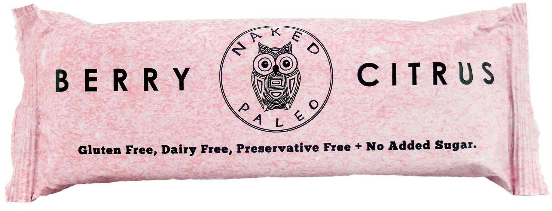 Naked Paleo 代餐能量棒 漿果柑橘味 65g 無糖無麩質