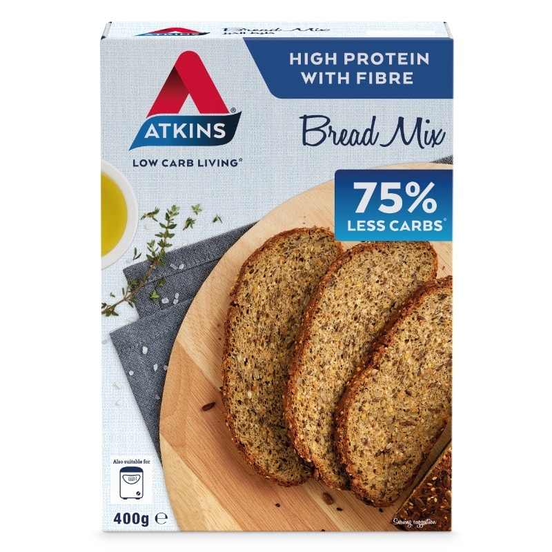 Atkins 低碳水自制谷物面包粉 400g 低脂飽腹，每片僅71卡（約可做16片）