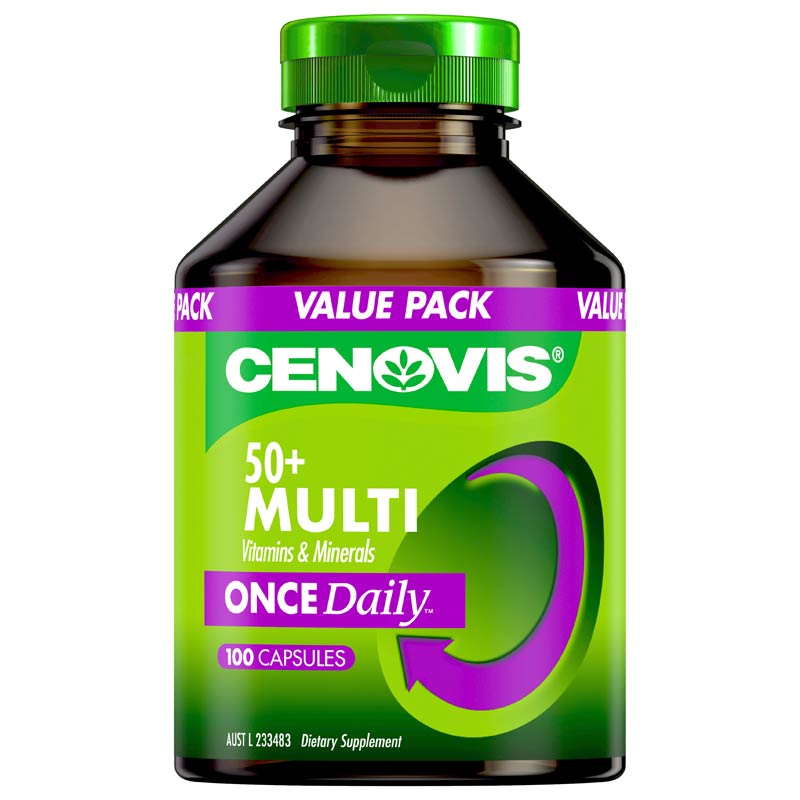 Cenovis 50歲以上復(fù)合維生素&礦物質(zhì)營養(yǎng)片 100片