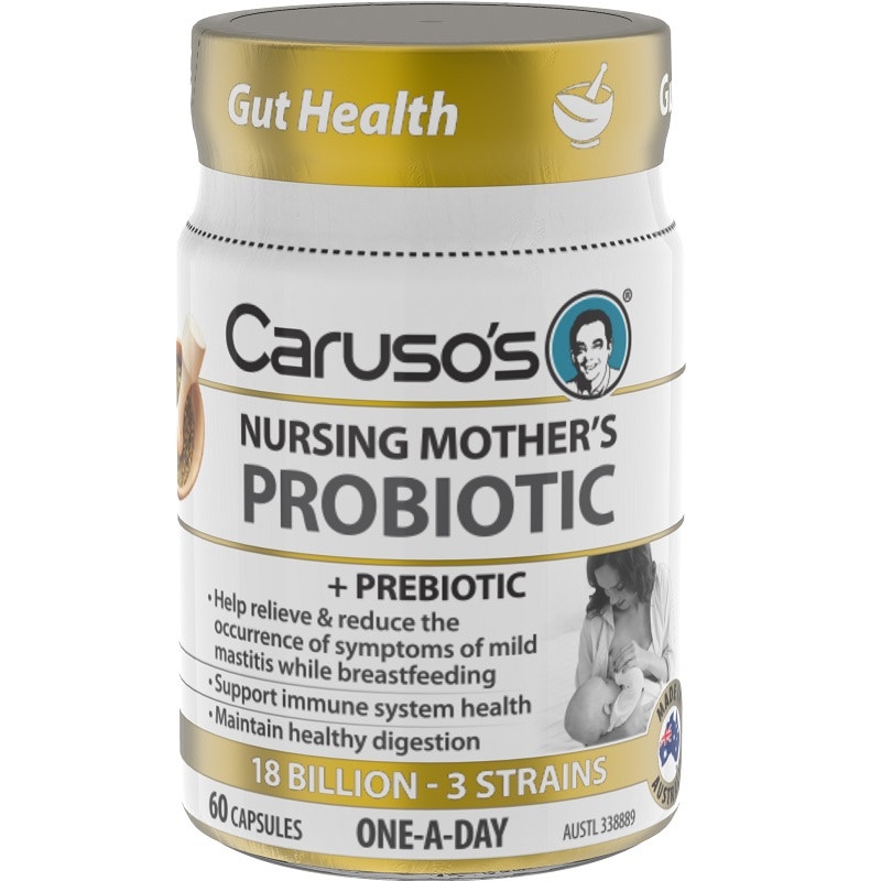 Caruso’s 孕期哺乳期益生菌膠囊 60粒 減輕乳腺炎