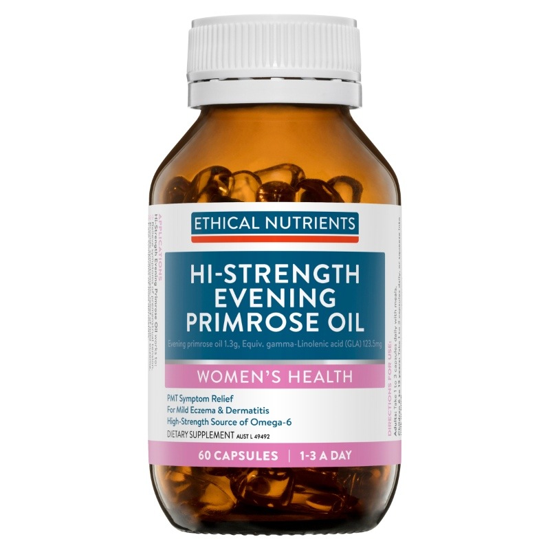 Ethical Nutrients 月見草油軟膠囊 60粒（可緩解經前期綜合征的癥狀）