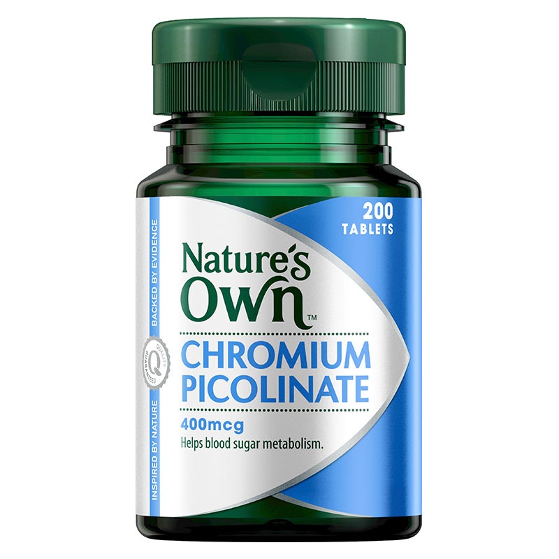 Nature's Own 吡啶甲酸鉻營(yíng)養(yǎng)片400mcg 200片