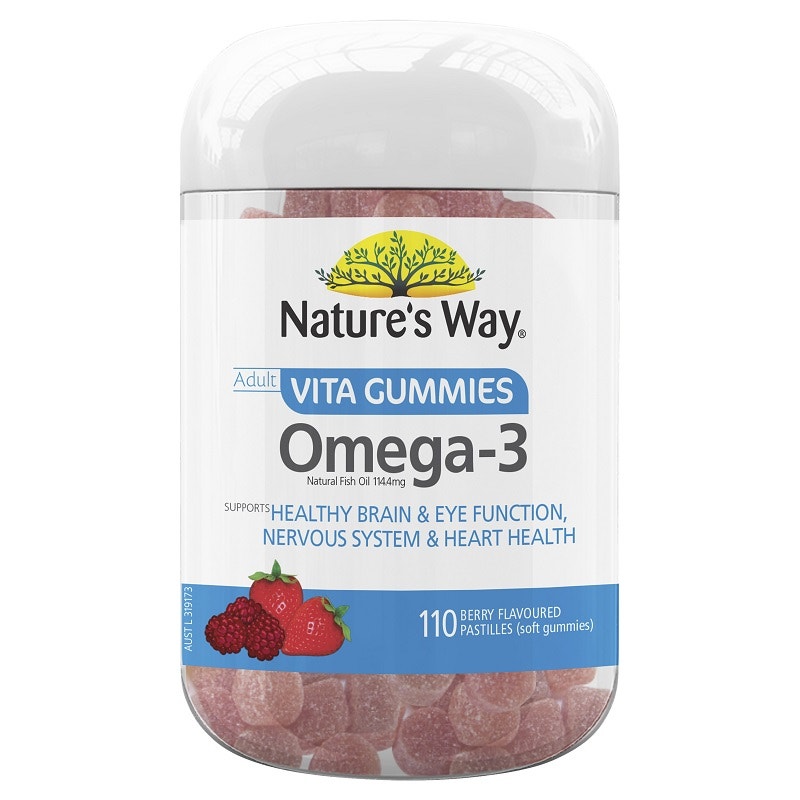 Nature's Way 佳思敏 深海魚油Omega-3成人維生素軟糖 110粒
