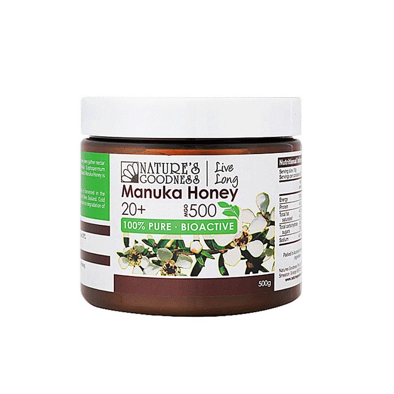 Nature' s Goodness 生物活性麥卡盧蜂蜜20+ 500g