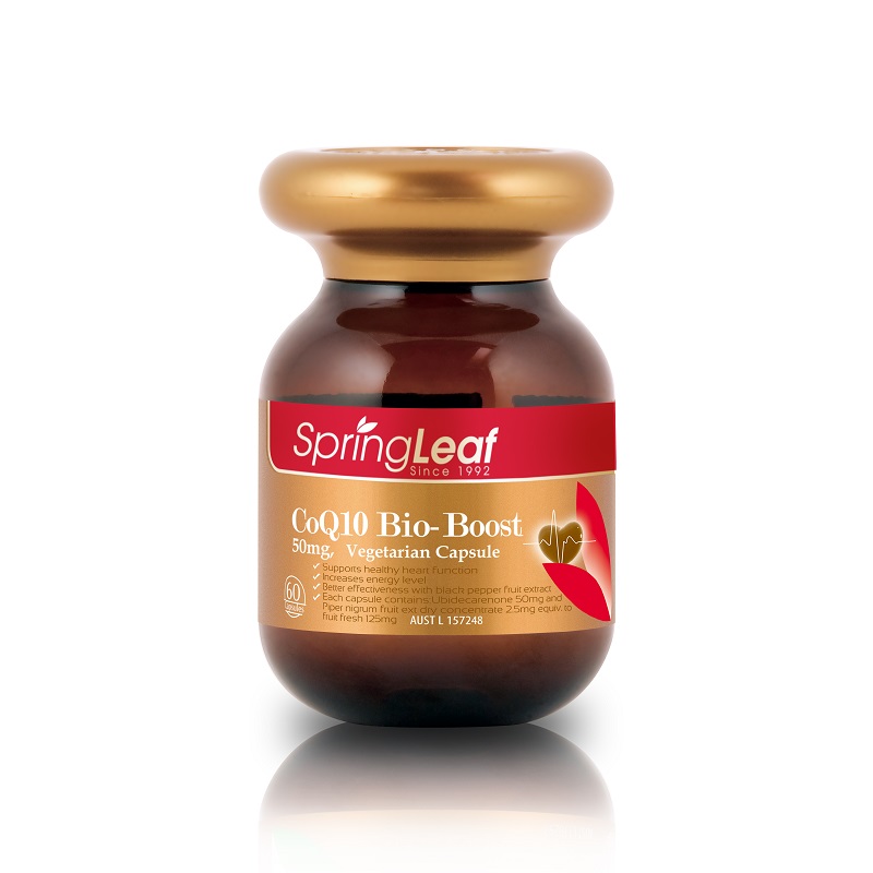 Spring Leaf 50mg輔酶Q10保護心臟營養片 60片