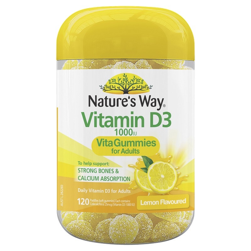 Nature's Way 佳思敏 維生素D3軟糖 120粒（成人及12歲+）