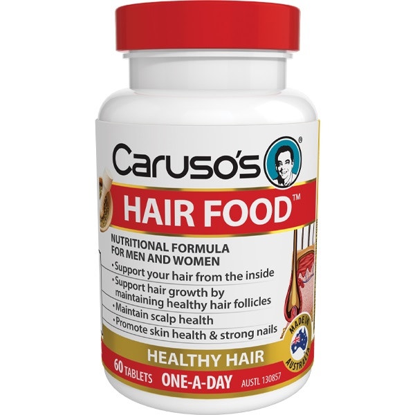 Caruso's NatUral Health 防脫發天然保健營養片 60片（加強和促進健康的頭發和頭皮）