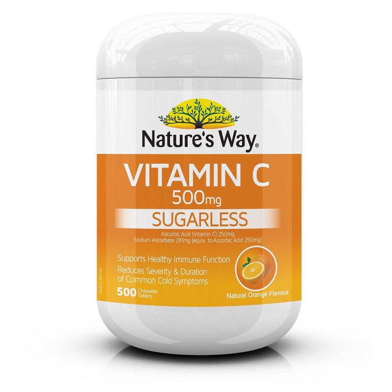 Nature's Way 佳思敏 500mg 維他命C咀嚼片 500片