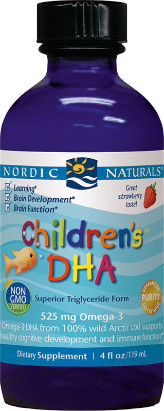 Nordic Naturals 挪威小魚 嬰幼兒DHA鱈魚油  草莓味 119ml