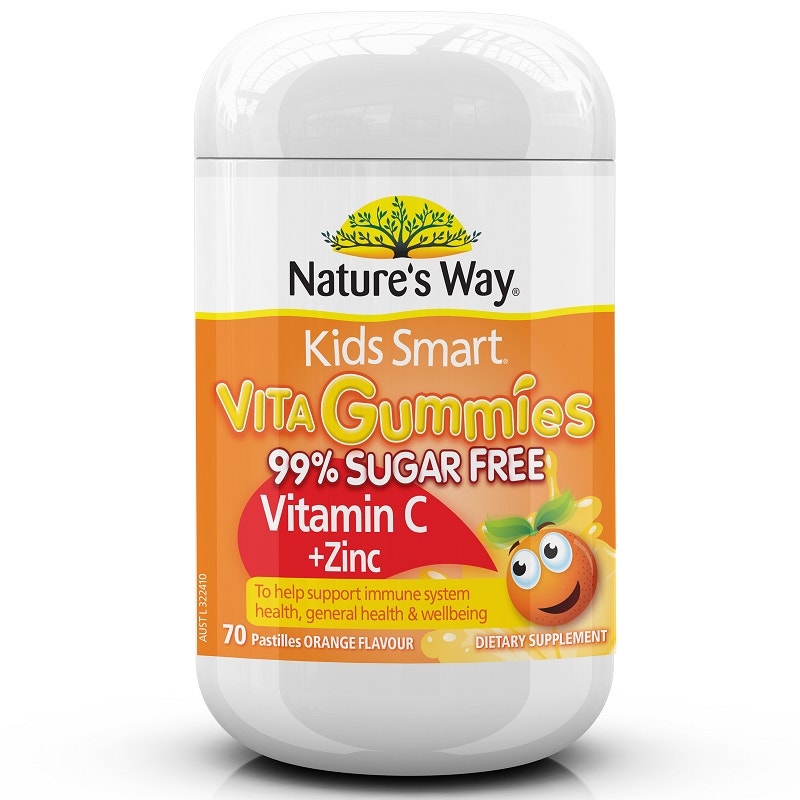 Nature's Way 佳思敏 Kids Smart兒童維生素C+鋅軟糖 99%不含糖 70粒