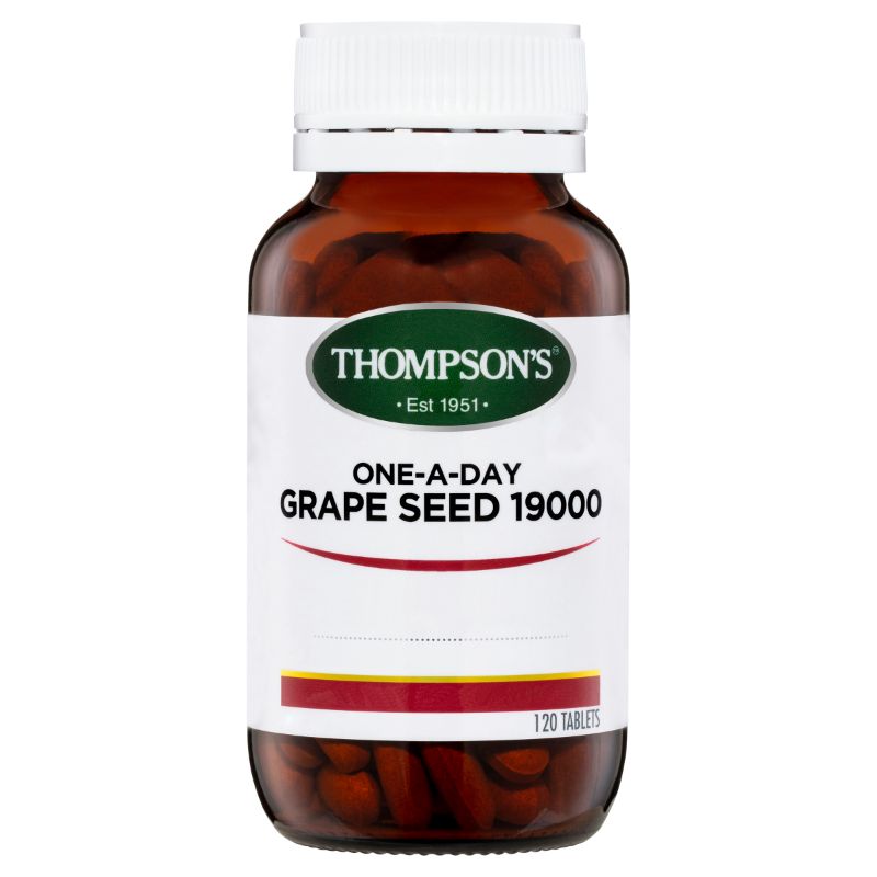 Thompson’s 湯普森 19000mg葡萄籽抗氧化膠囊 120粒