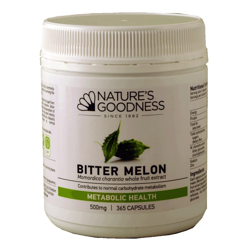 Nature's Goodness 平衡血糖苦瓜素膠囊 365粒