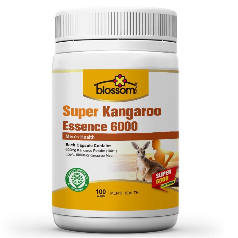 Blossom Health 花牌強力袋鼠精膠囊 強精補腎 6000mg 100片