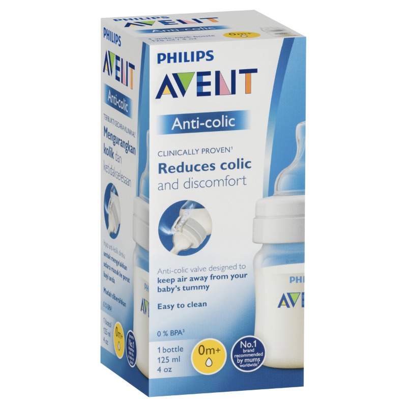Avent Anti-Colic Bottle 0m+ 125ml