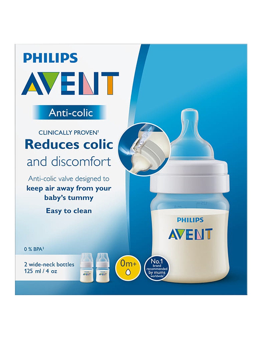 Avent 新安怡 澳洲高溫耐熱型奶瓶 (0m+ PP) 125mlx2