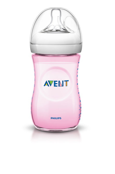 Avent 新安怡 澳洲寶寶奶瓶粉色 260ml x2