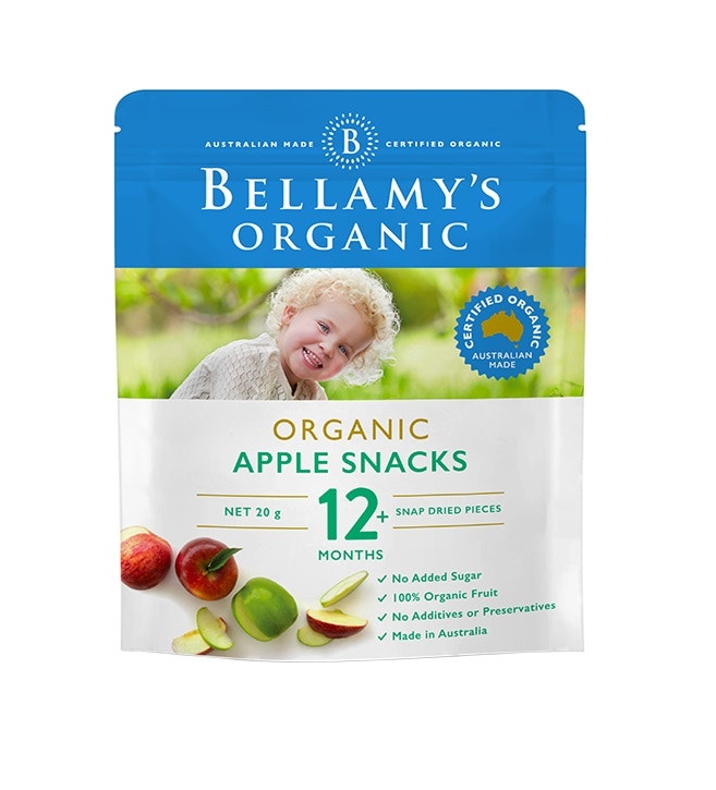 Bellamy's 貝拉米 有機(jī)蘋果干水果干 寶寶零食 1歲以上 20g
