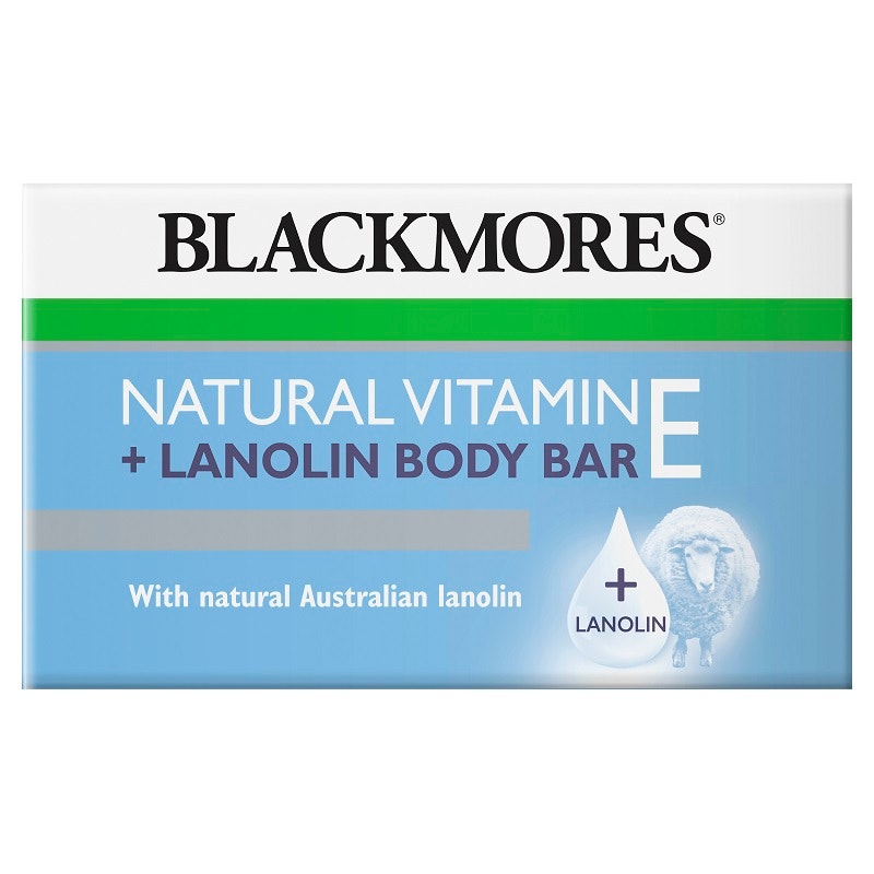 Blackmores 澳佳寶 天然維生素E+羊毛脂潔面沐浴護(hù)膚皂 100g