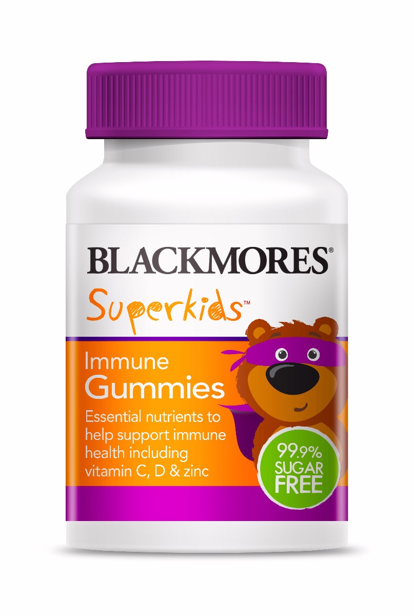 Blackmores SuperKids 兒童提高免疫力軟糖 60粒（不含人工色素 甜味劑）