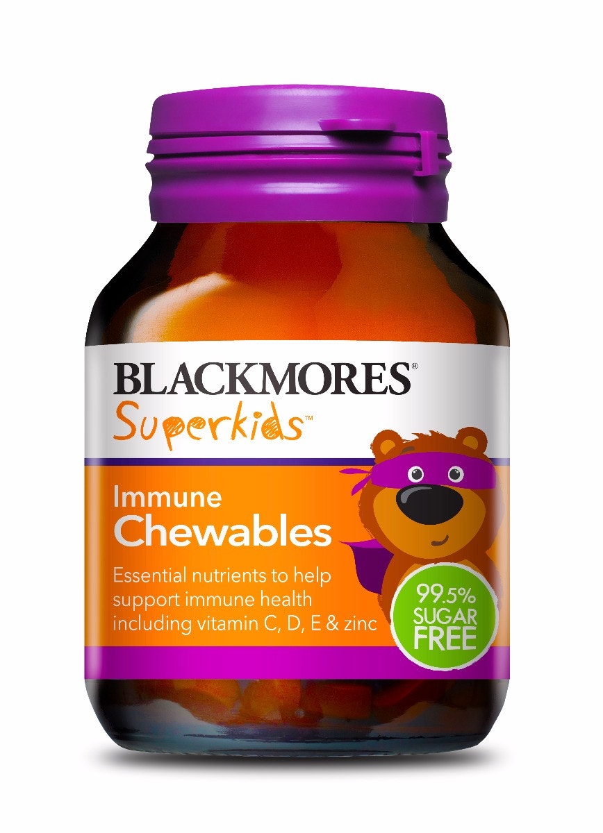 Blackmores SuperKids 兒童提高免疫力咀嚼片 60片（不含人工色素 甜味劑）